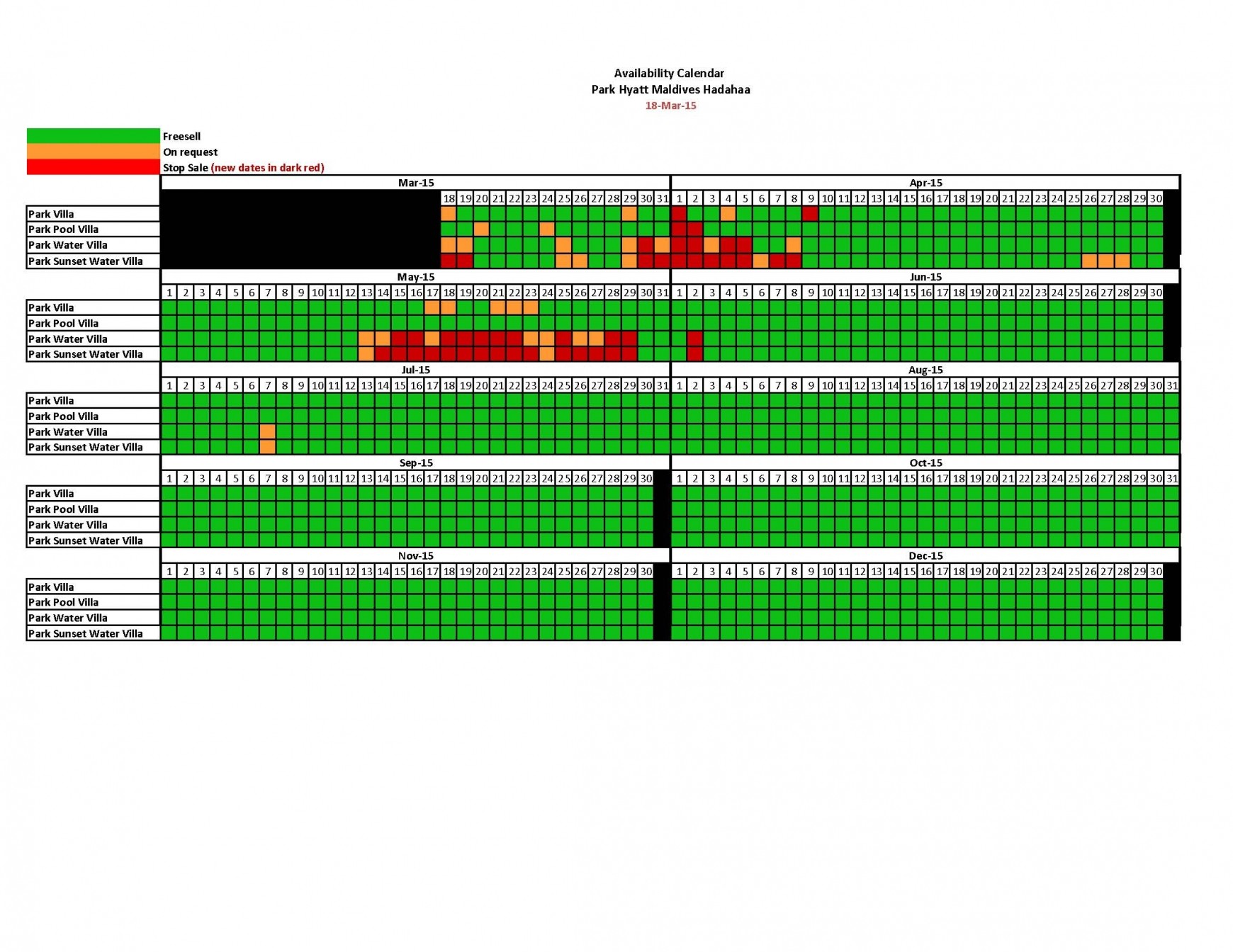 Availability Calendar Park Hyatt Maldives Hadahaa March 18th  2015.jpg